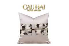 Vỏ Gối Lụa Jacquard Ophelia Ceinture Métallique 45-VỎ GỐI-CẬU HAI HOME DECOR