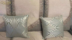Vỏ Gối Lụa Jacquard Sterling Sunburst 45-VỎ GỐI-CẬU HAI HOME DECOR