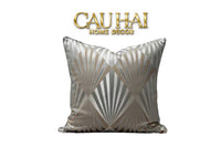 Vỏ Gối Lụa Jacquard Sterling Sunburst 45-VỎ GỐI-CẬU HAI HOME DECOR