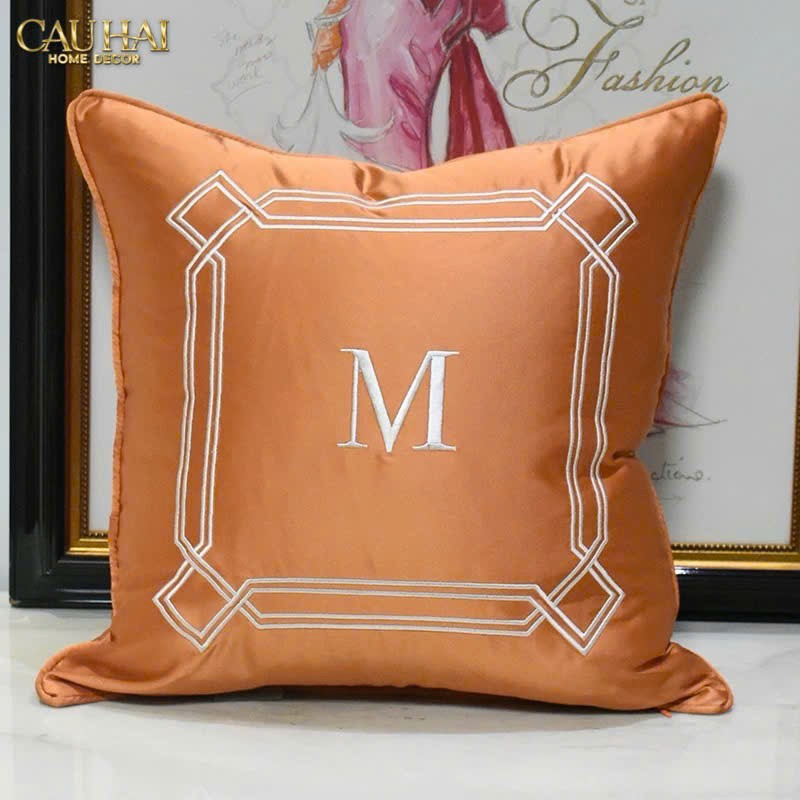 VỎ GỐI LỤA SATIN MILLE SIENNA 50-4- Cậu Hai Home Decor