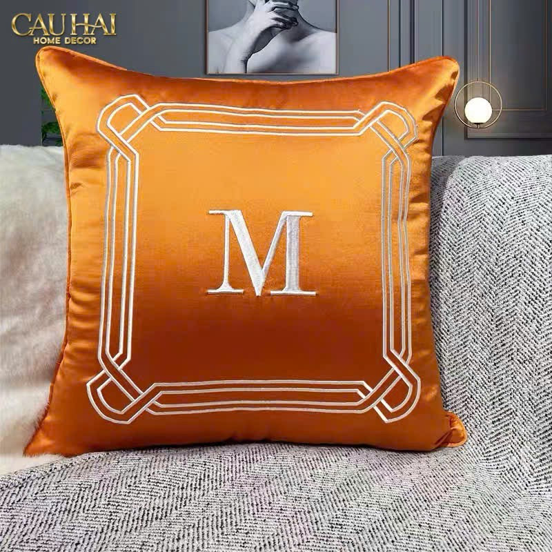 VỎ GỐI LỤA SATIN MILLE SIENNA 50-6- Cậu Hai Home Decor
