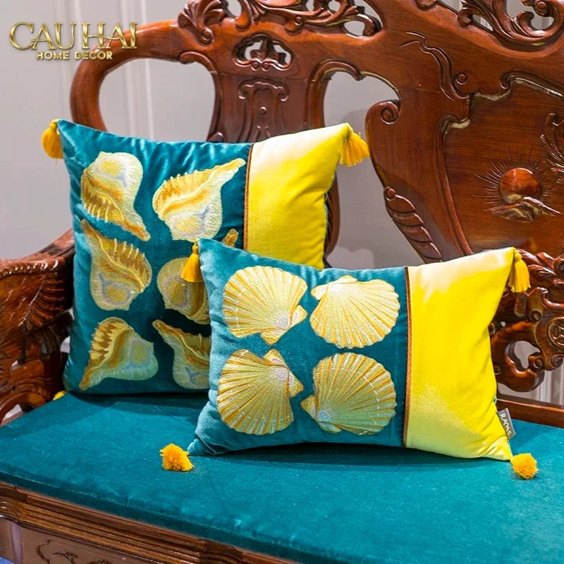 vo-goi-lua-theu-velvet-scallop-raised-silk-embroidered-cushion-45-vo-goi-cau-hai-home-decor-2 - CẬU HAI HOME DECOR