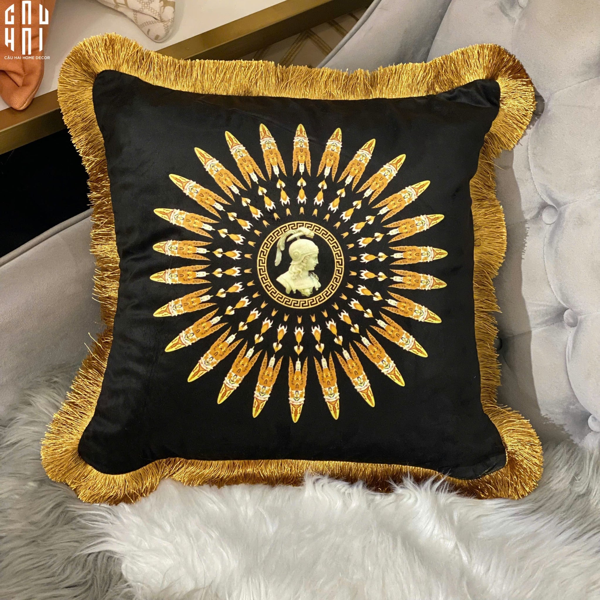 VỎ GỐI NHUNG ATHENA 45. - CẬU HAI HOME DECOR