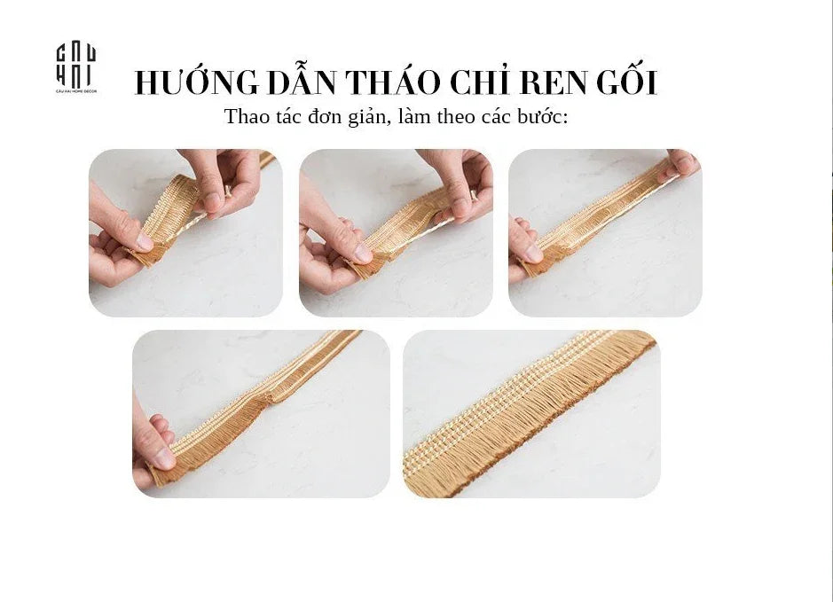 Vỏ Gối Nhung Athena 45.-VỎ GỐI-CẬU HAI HOME DECOR