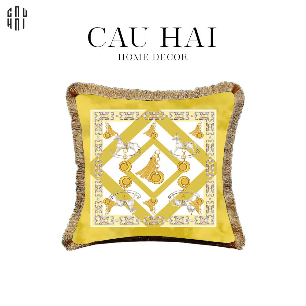 VỎ GỐI NHUNG CAO CẤP BRIDE DE LUXE 45. - CẬU HAI HOME DECOR