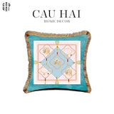 VỎ GỐI NHUNG CAO CẤP MIKA 45. - CẬU HAI HOME DECOR