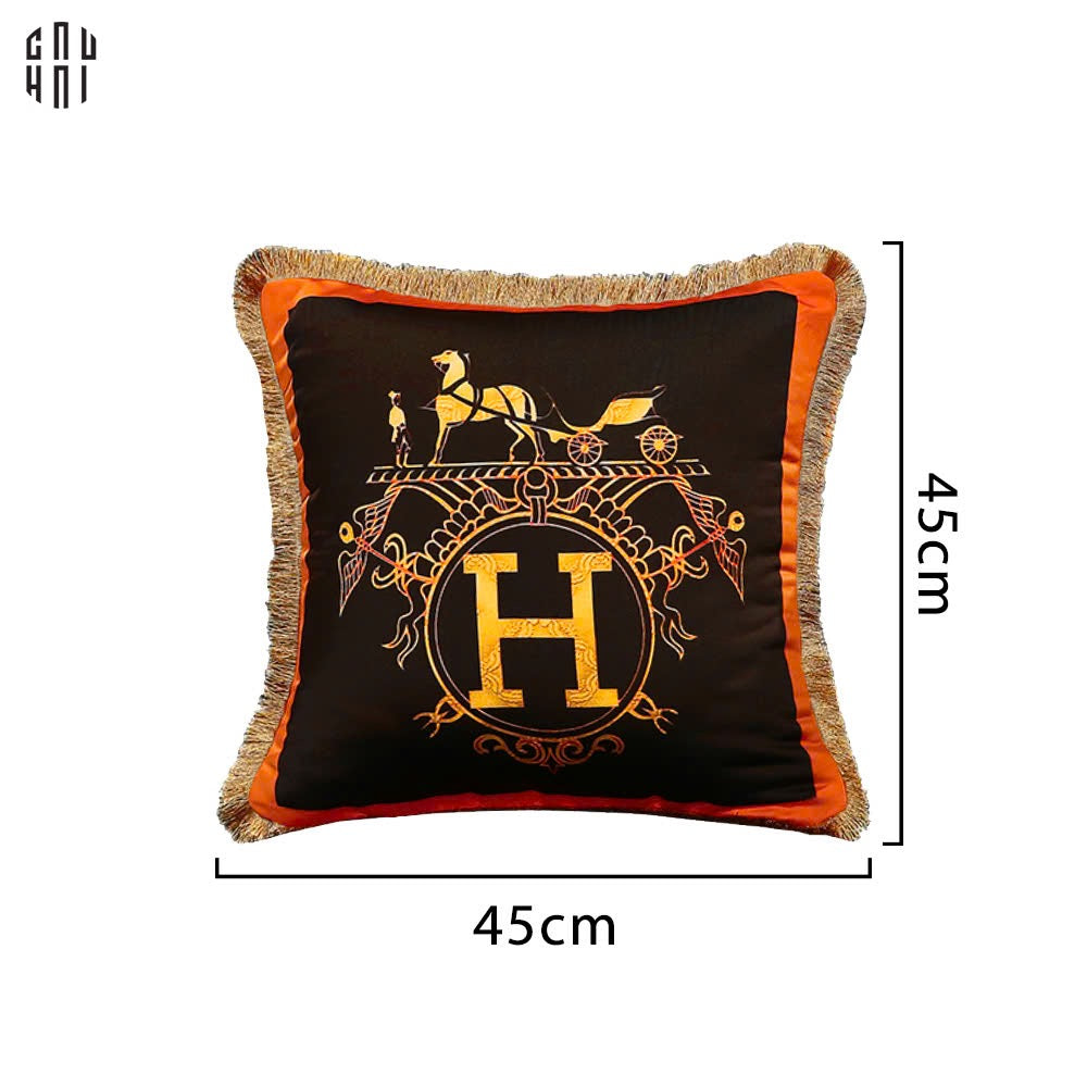 VỎ GỐI NHUNG CAO CẤP NOIR HERITAGE 45. - CẬU HAI HOME DECOR