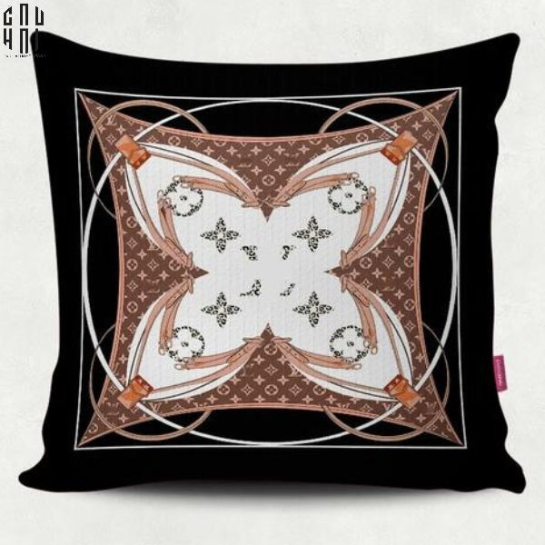VỎ GỐI NHUNG LOUIS BLACK FLORAL 45. - CẬU HAI HOME DECOR
