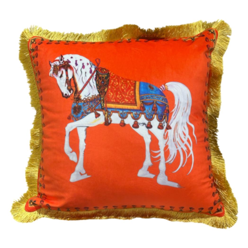 Vỏ Gối Nhung Nhung Cao Cấp Amber De Cheval 45x45-VỎ GỐI SOFA-CẬU HAI HOME DECOR-CẬU HAI HOME DECOR