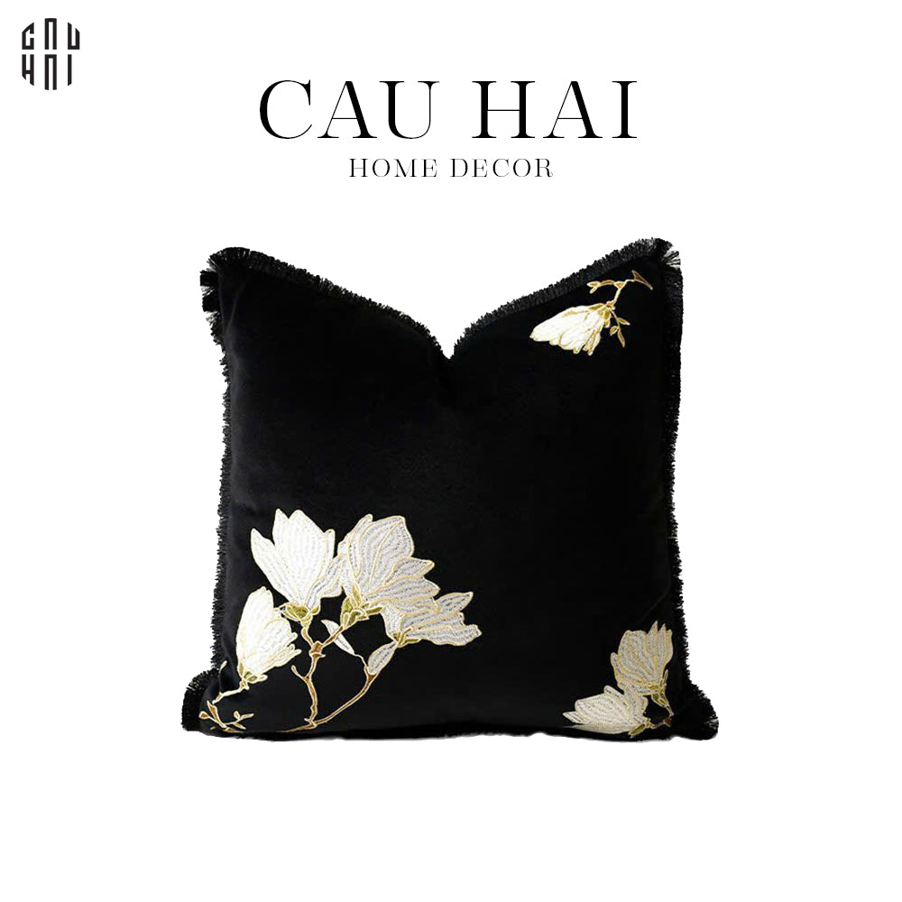 VỎ GỐI NHUNG SCARLETT 45. - CẬU HAI HOME DECOR