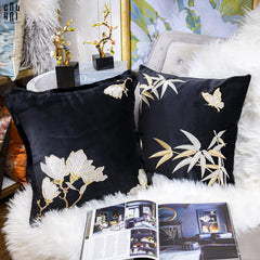 Vỏ Gối Nhung Scarlett 45.-VỎ GỐI-CẬU HAI HOME DECOR