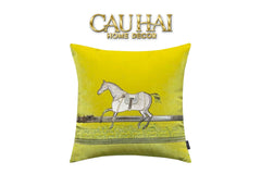 Vỏ Gối Nhung Thêu Cheval Blanc Serendipity 45-VỎ GỐI-CẬU HAI HOME DECOR