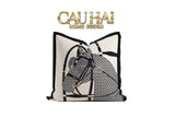 VỎ GỐI NHUNG THUNDER GREY ÉQUESTRE 45-1- Cậu Hai Home Decor
