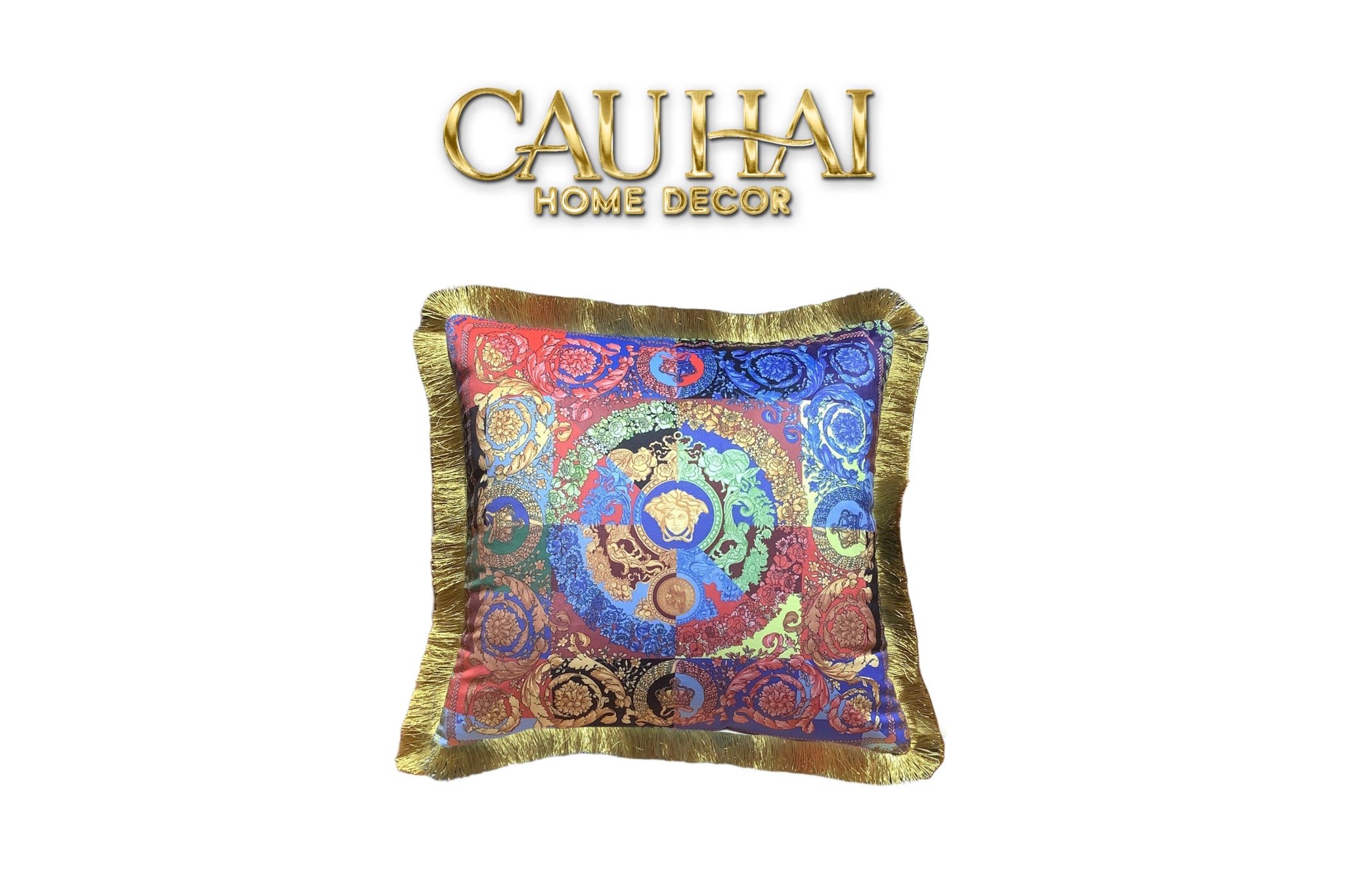 VỎ GỐI NHUNG VS MEDUSA AMPLIFIED MULTICOLOR 45-1- Cậu Hai Home Decor