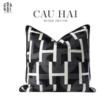 VỎ GỐI PHONG CÁCH WABI SABI CHAINE D'ANC - BLACK HELIOS - CẬU HAI HOME DECOR