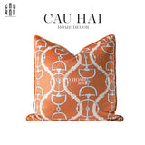 VỎ GỐI PHONG CÁCH WABI SABI CHAINE D'ANC - ORANGE ICON - CẬU HAI HOME DECOR
