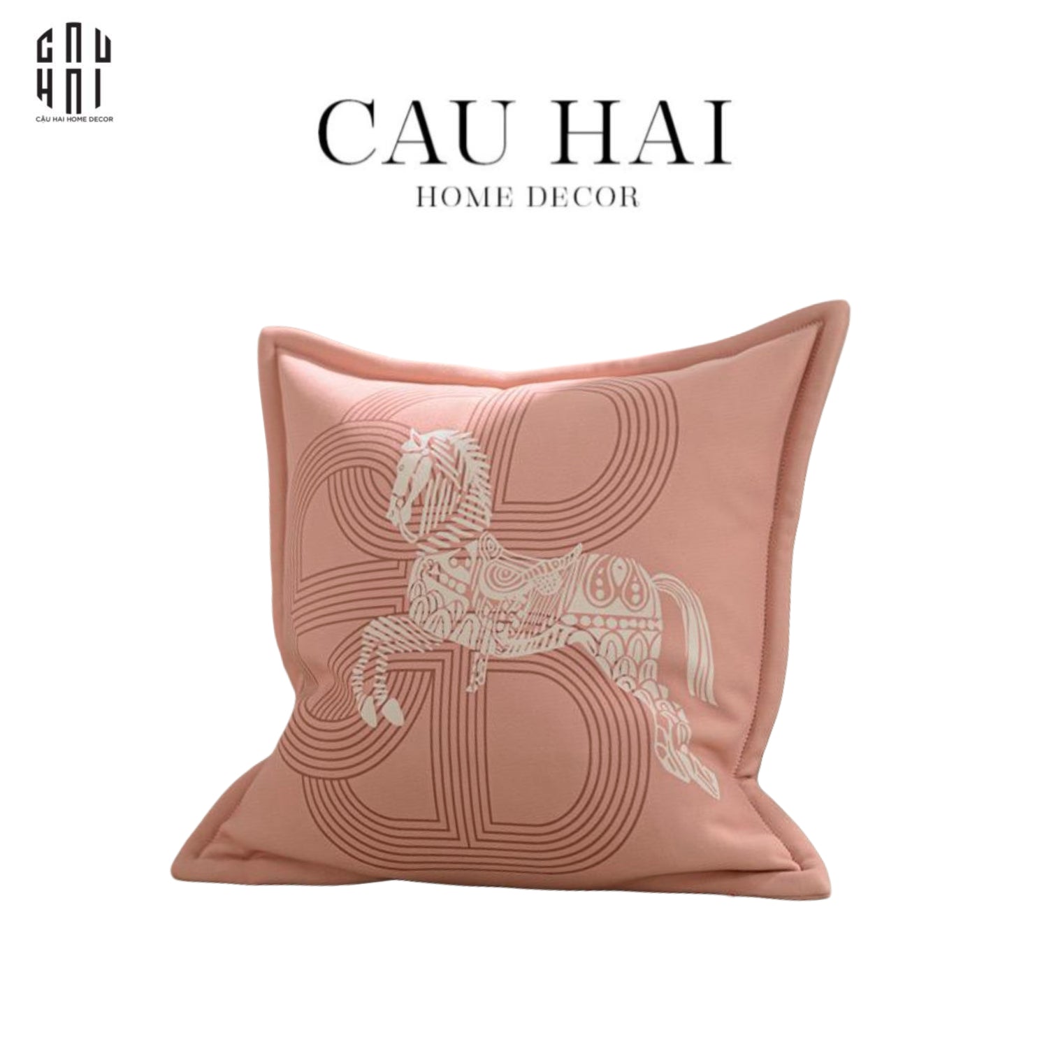 VỎ GỐI RANDALL - LIGHT PINK 50. - CẬU HAI HOME DECOR