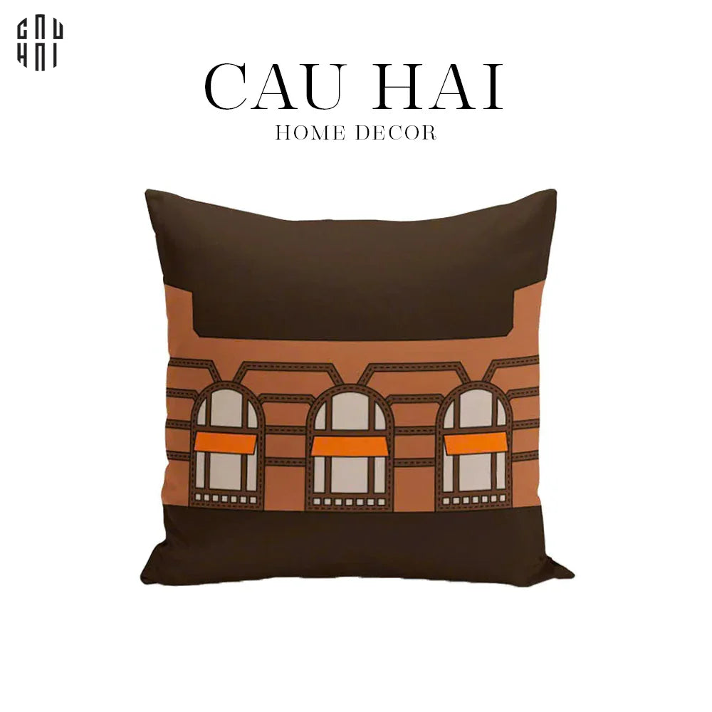 VỎ GỐI SOFA MULTI DOORS - BROWN 45.