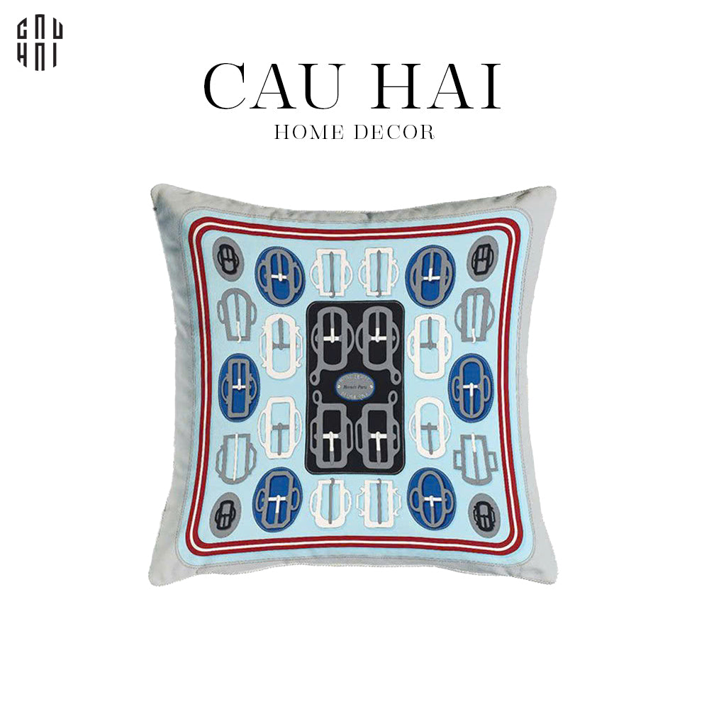 VỎ GỐI SOFA NHUNG BOUCLERIE D’ATTELAGE 45X45CM - CẬU HAI HOME DECOR