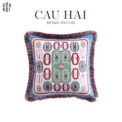 Vỏ Gối Sofa Nhung Bouclerie Moderbe 45.-CẬU HAI HOME DECOR
