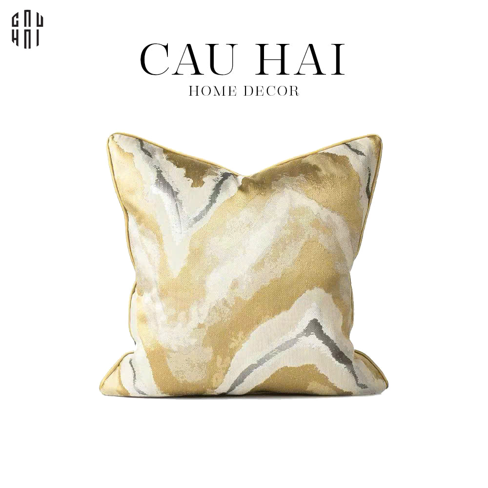 VỎ GỐI SOFA SỢI VẢI CANVAS DONKA 45. - CẬU HAI HOME DECOR