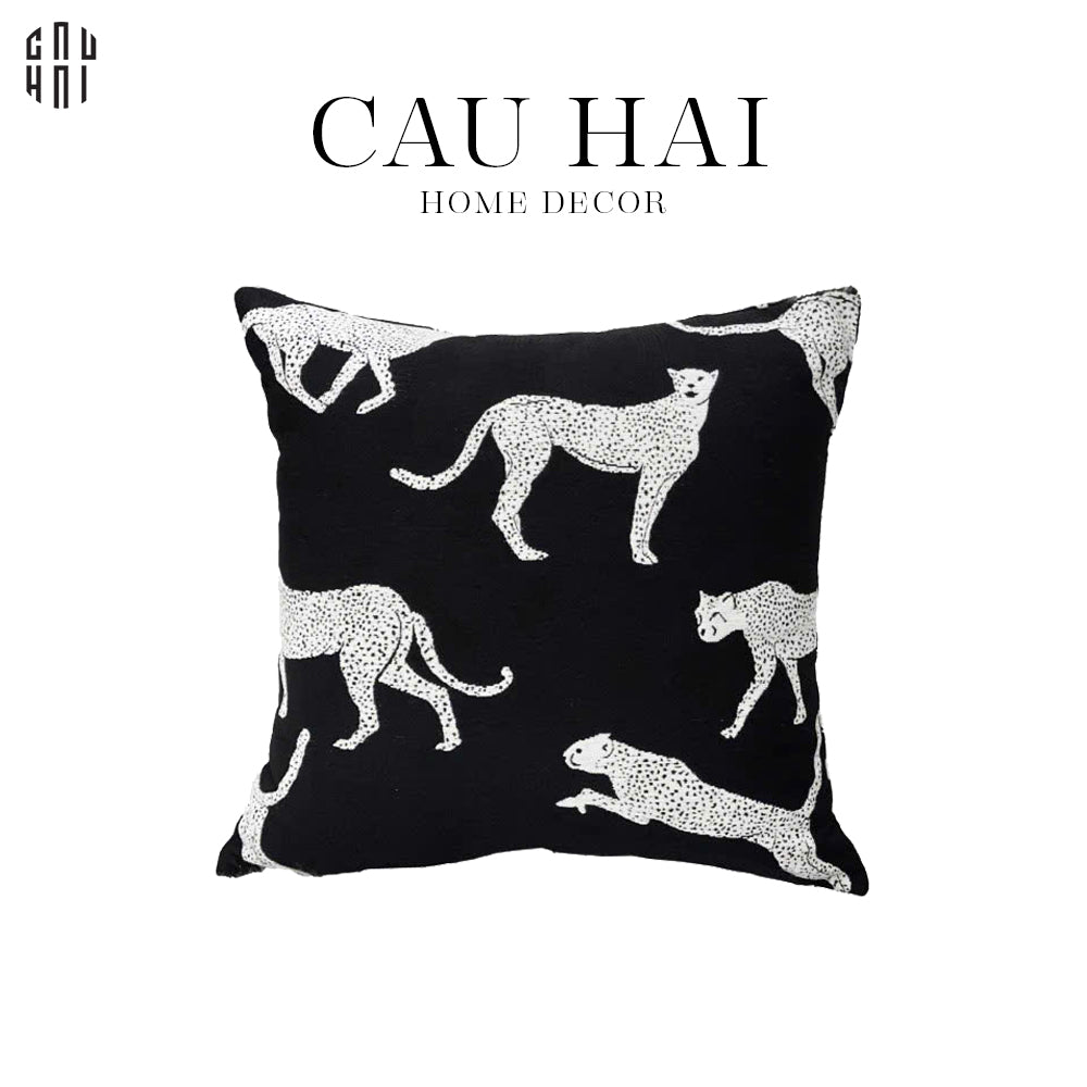 VỎ GỐI SOFA SỢI VẢI CANVAS HOWARD 45. - CẬU HAI HOME DECOR