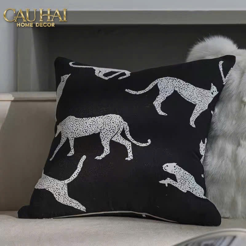 VỎ GỐI SOFA SỢI VẢI CANVAS HOWARD 45.-CẬU HAI HOME DECOR