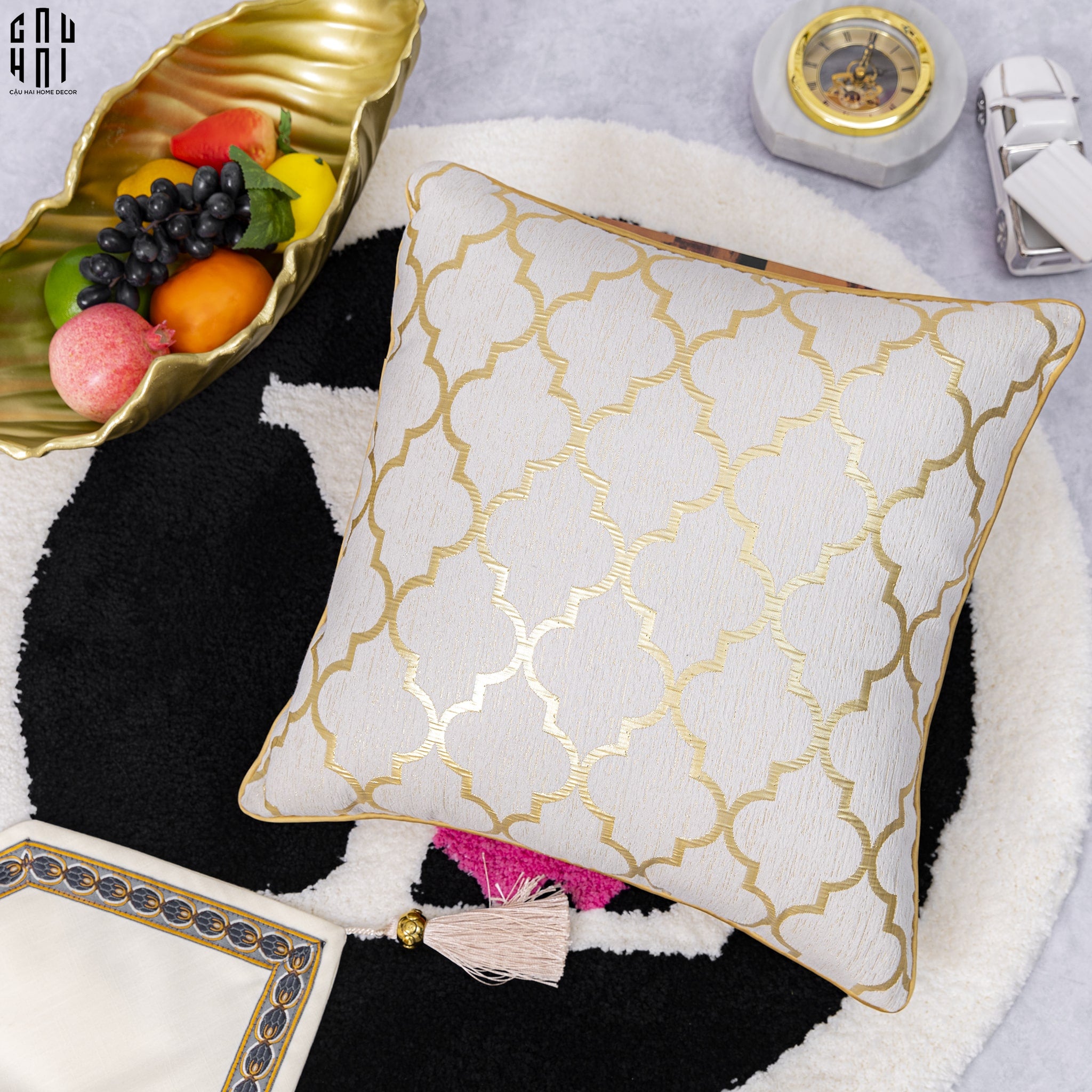 VỎ GỐI SOFA SỢI VẢI CANVAS NEW EDITION AVALON 45X45CM - CẬU HAI HOME DECOR