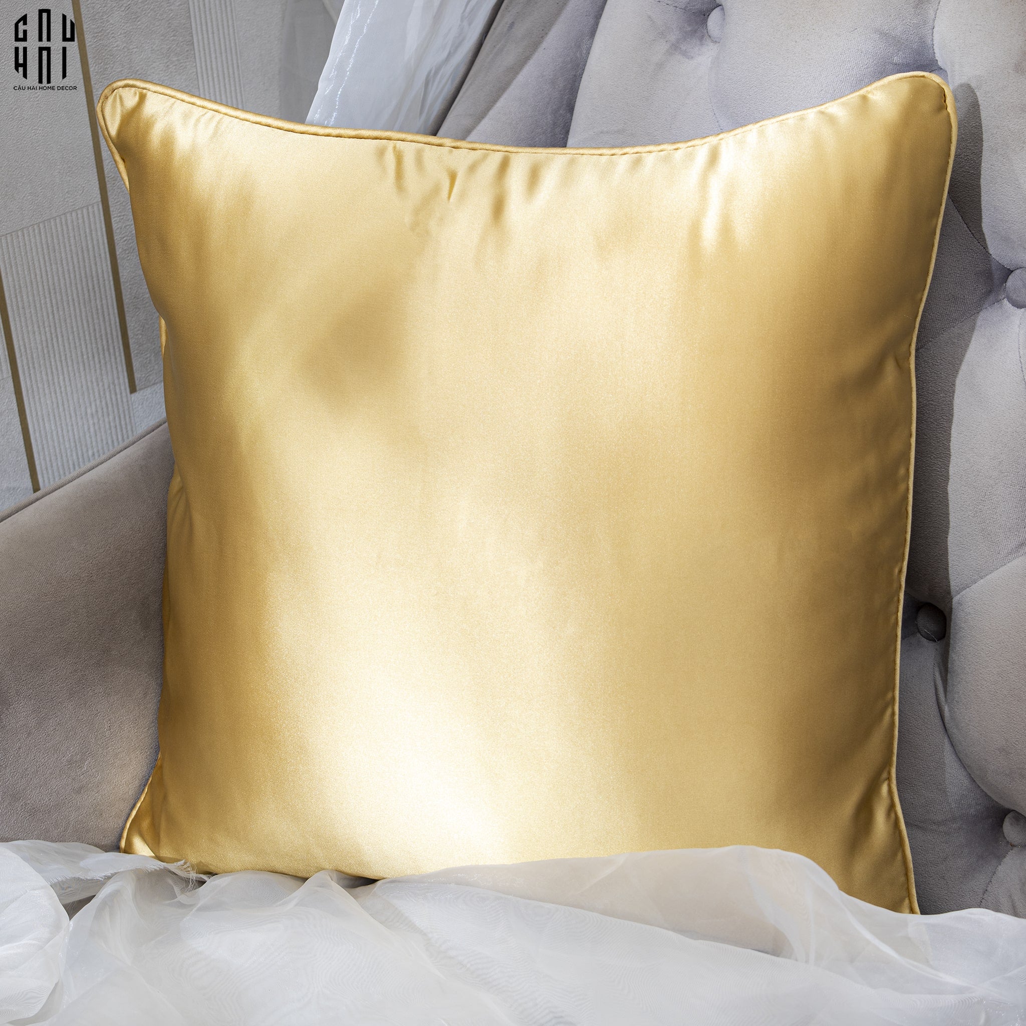 VỎ GỐI SOFA SỢI VẢI CANVAS NEW EDITION AVALON 45X45CM - CẬU HAI HOME DECOR