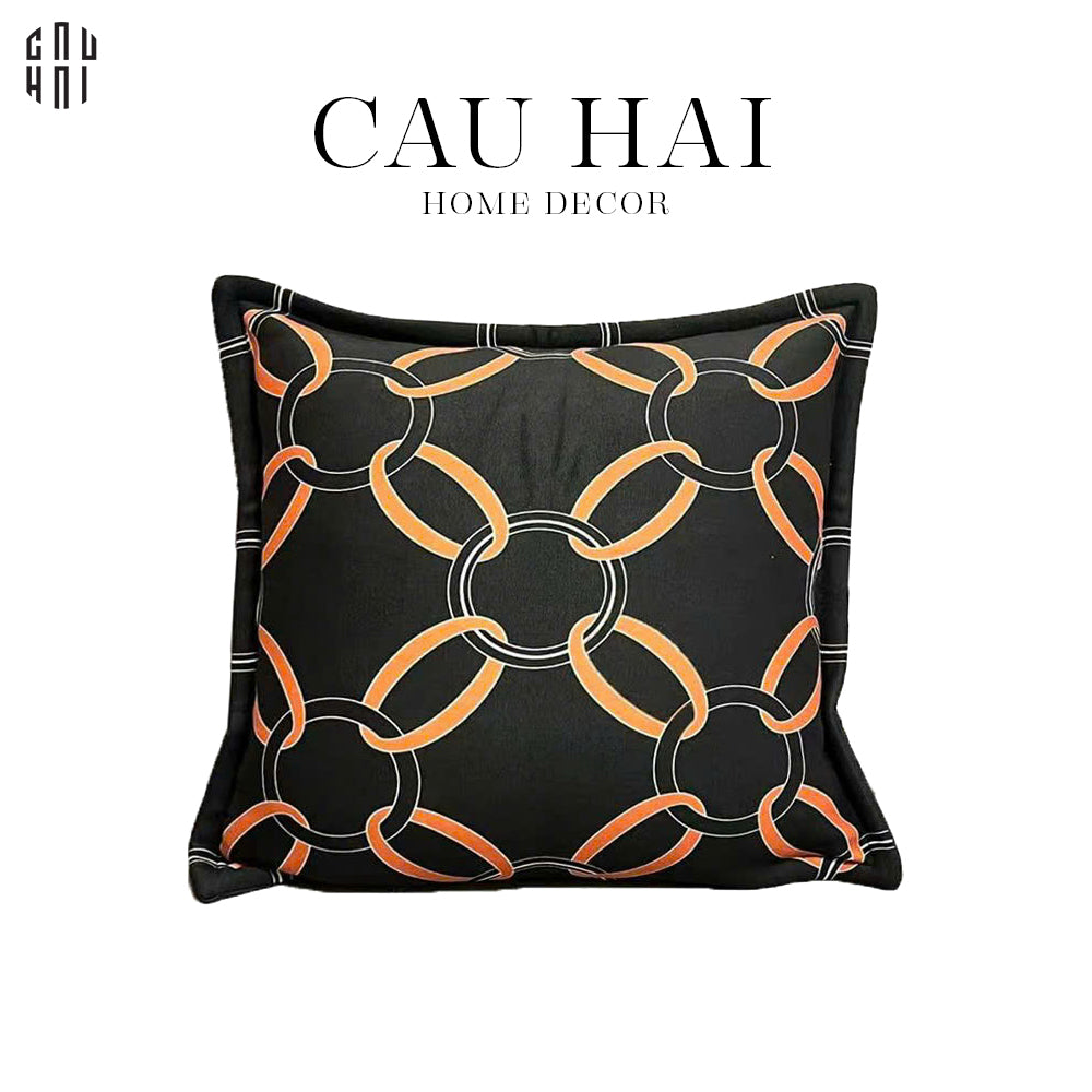 VỎ GỐI SOFA SỢI VẢI POLYESTER MILEY 50. - CẬU HAI HOME DECOR