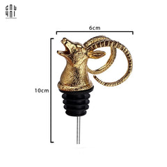 voi-rot-liquor-golden-elk-pourer-wine-spout-cau-hai-home-decor-2 - CẬU HAI HOME DECOR
