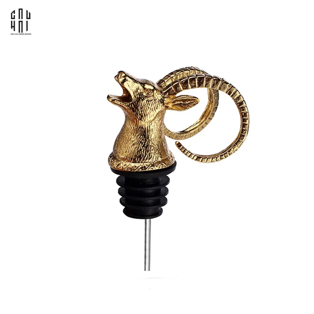 voi-rot-liquor-golden-elk-pourer-wine-spout-cau-hai-home-decor - CẬU HAI HOME DECOR