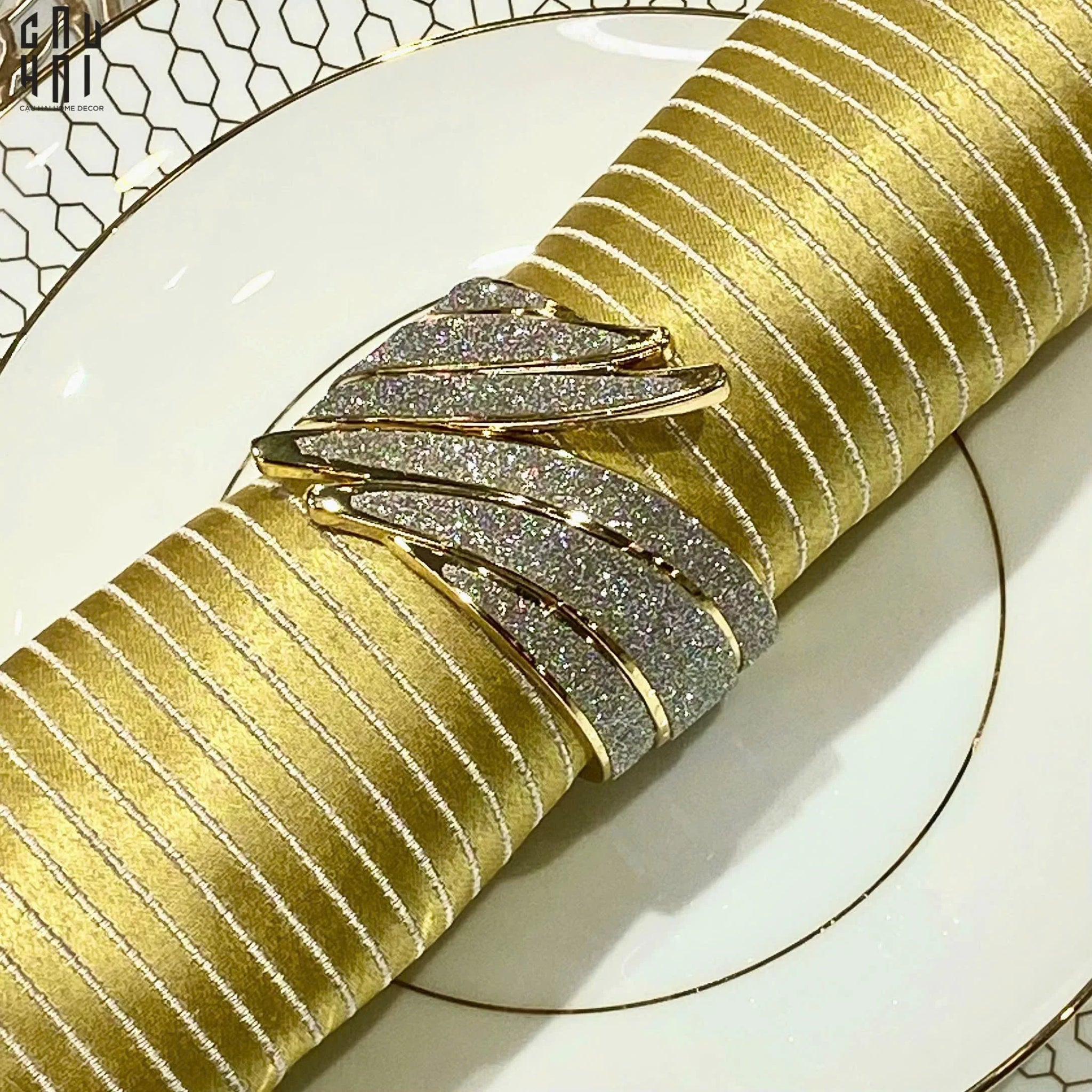 VÒNG KHĂN ĂN - NAPKIN RING ANGEL WINGS