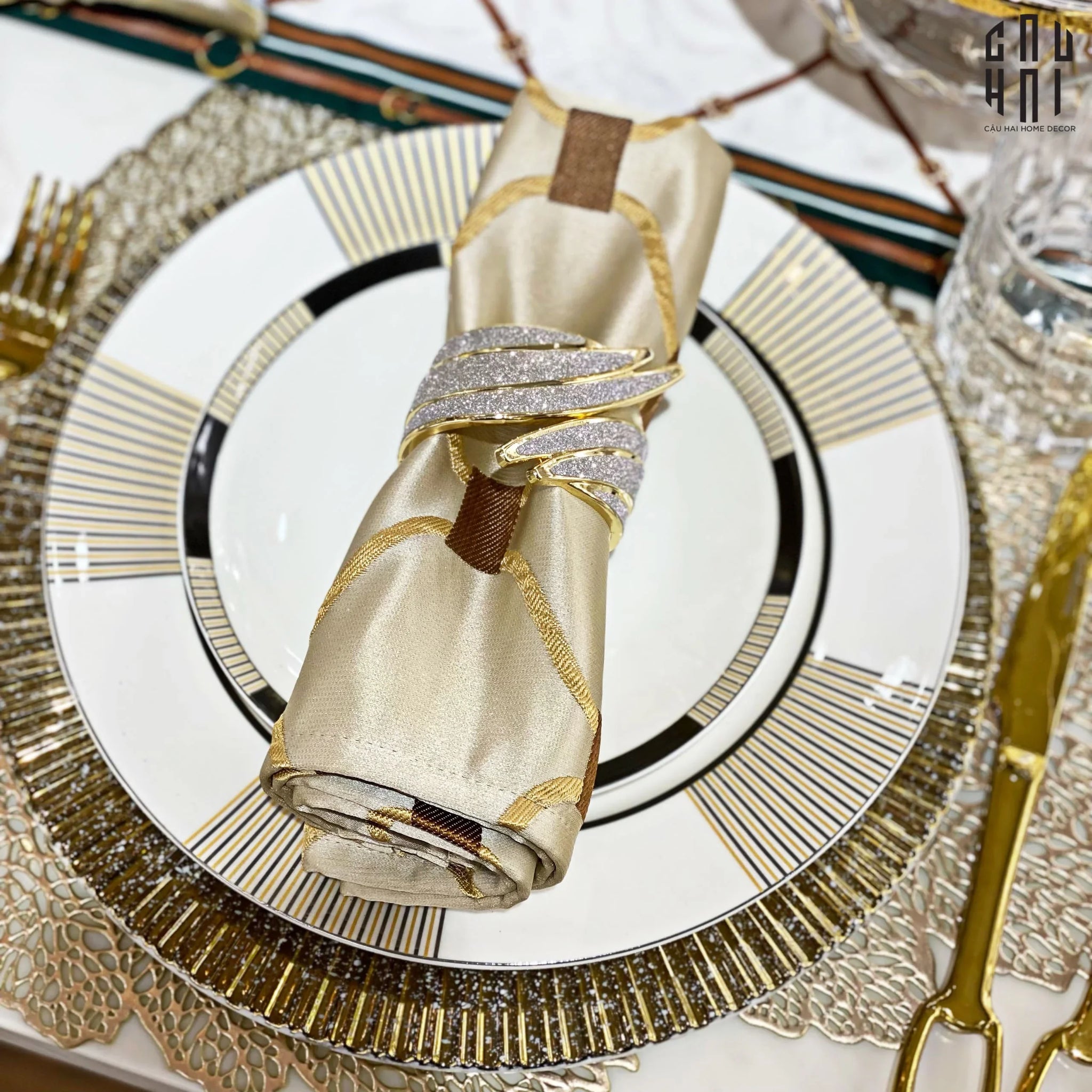 VÒNG KHĂN ĂN - NAPKIN RING ANGEL WINGS