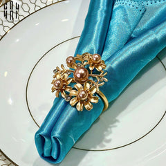 Vòng Khăn Ăn - Napkin Ring Golden Branch-CẬU HAI HOME DECOR