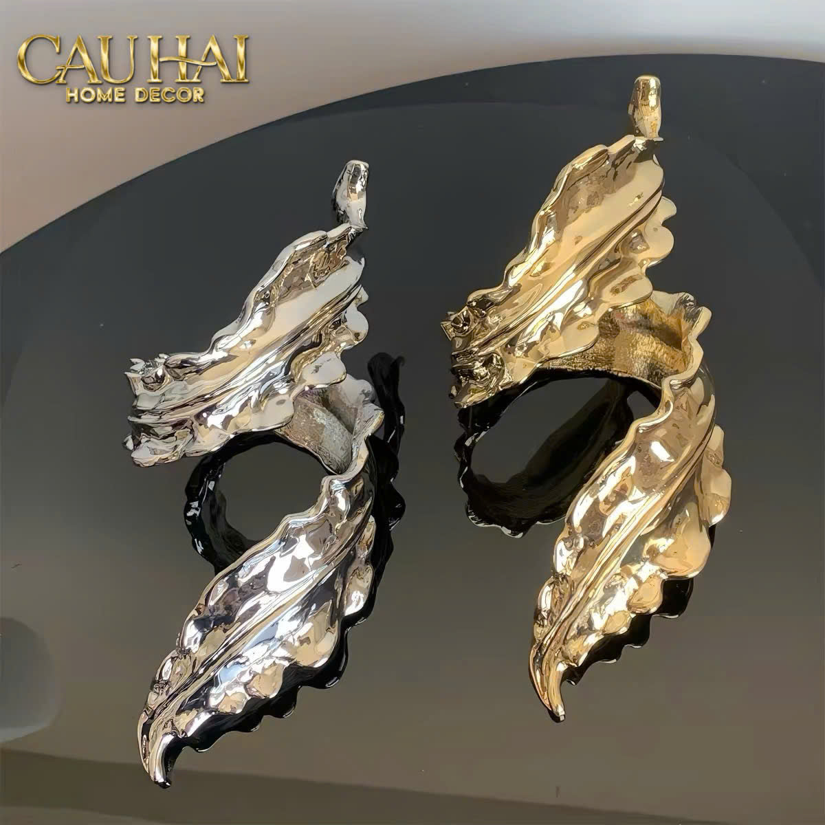 Vòng Khăn Ăn Napkin Ring Leaf de Petite – Decor Bàn Ăn Cao Cấp-VÒNG KHĂN ĂN-Đối tác tại Trung Quốc theo từng đơn đặt hàng-CẬU HAI HOME DECOR