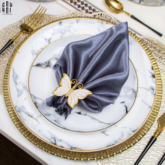 Vòng Khăn Ăn - Napkin Ring New Golden Butterfly-LY THỦY TINH-CẬU HAI HOME DECOR