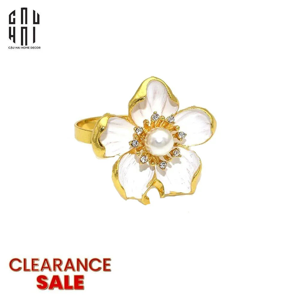 VÒNG KHĂN ĂN - NAPKIN RING PEONY PREMIUM