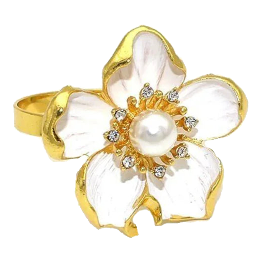Vòng Khăn Ăn - Napkin Ring Peony Premium