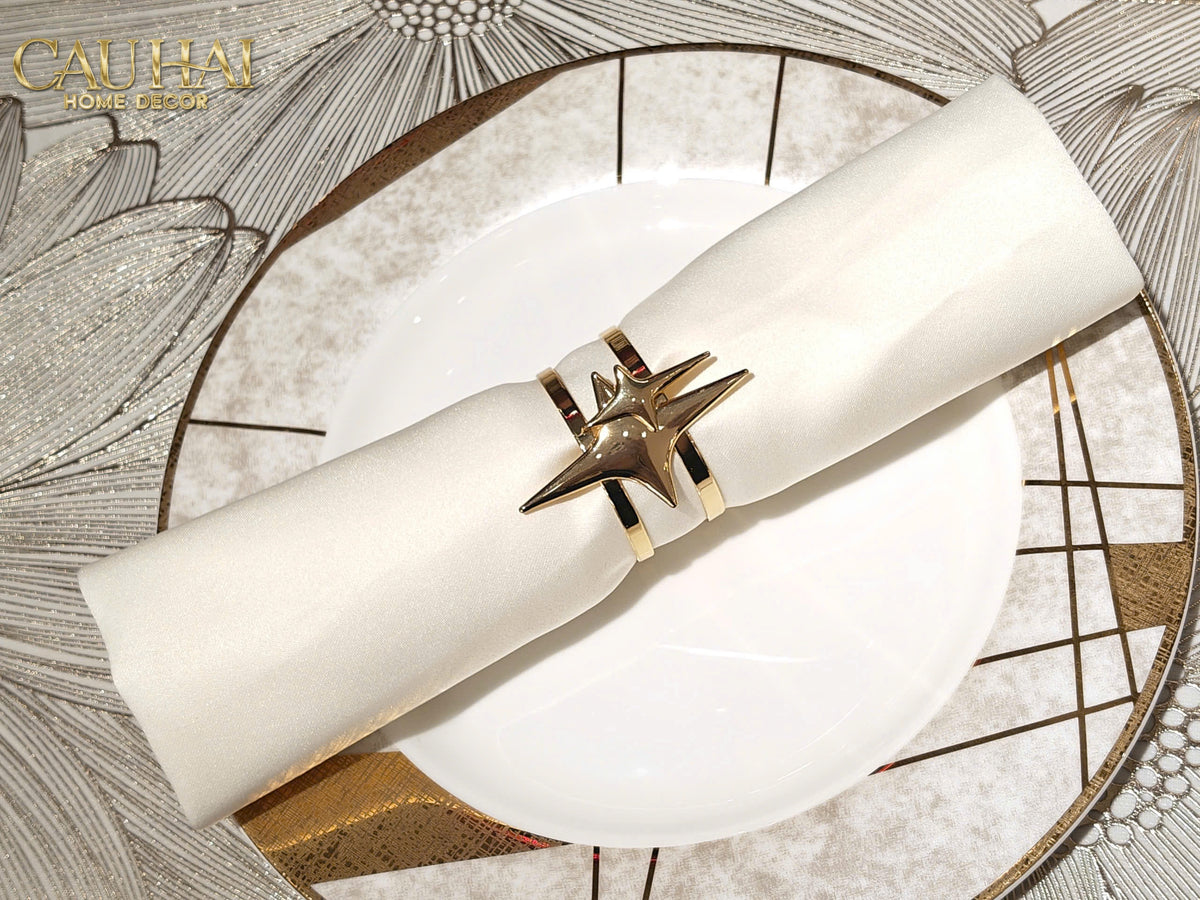 Vòng Khăn Ăn - Napkin Ring Star-VÒNG KHĂN ĂN-CẬU HAI HOME DECOR