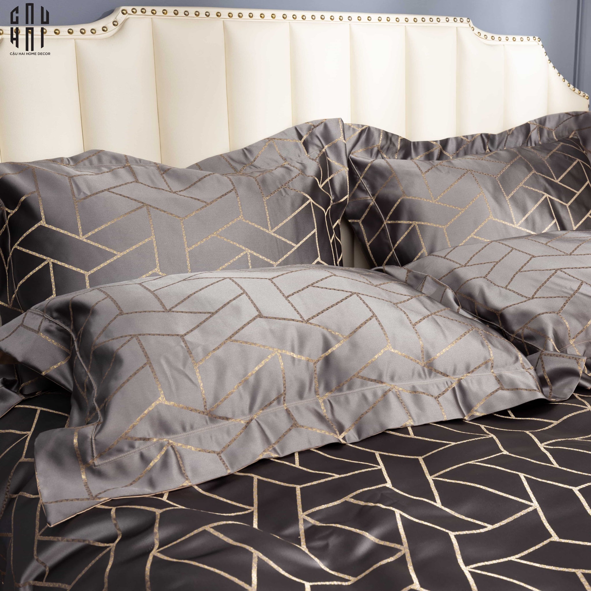 WINSTON PREMIUM GRAY BEDDING SET