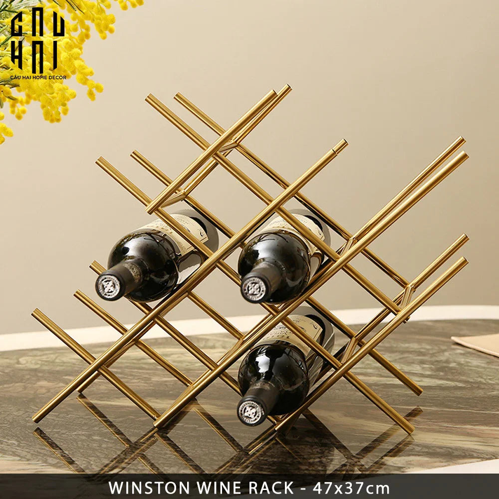 Winston Wine Rack-BÌNH RƯỢU-CẬU HAI HOME DECOR
