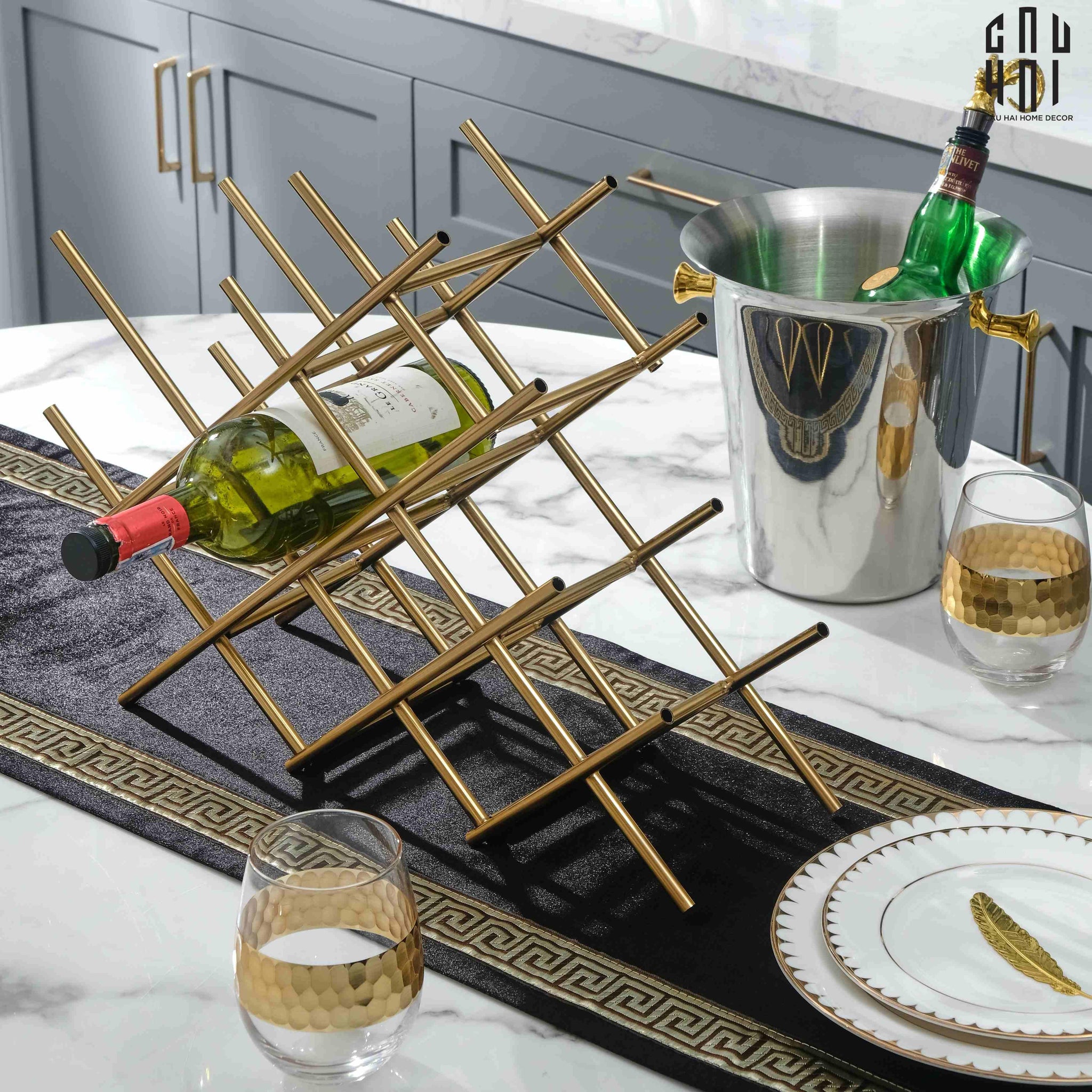 Winston Wine Rack-BÌNH RƯỢU-CẬU HAI HOME DECOR