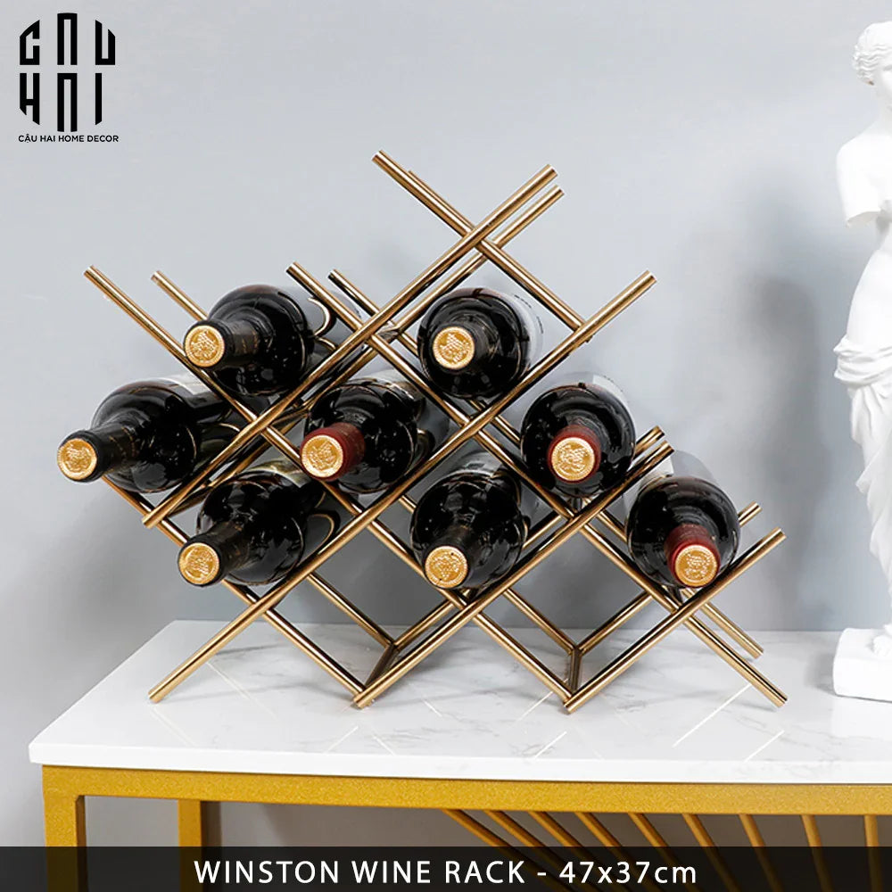 Winston Wine Rack-BÌNH RƯỢU-CẬU HAI HOME DECOR