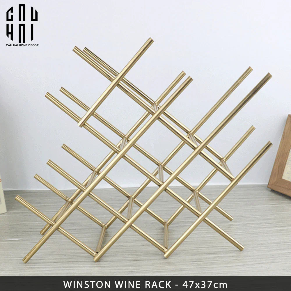 Winston Wine Rack-BÌNH RƯỢU-CẬU HAI HOME DECOR