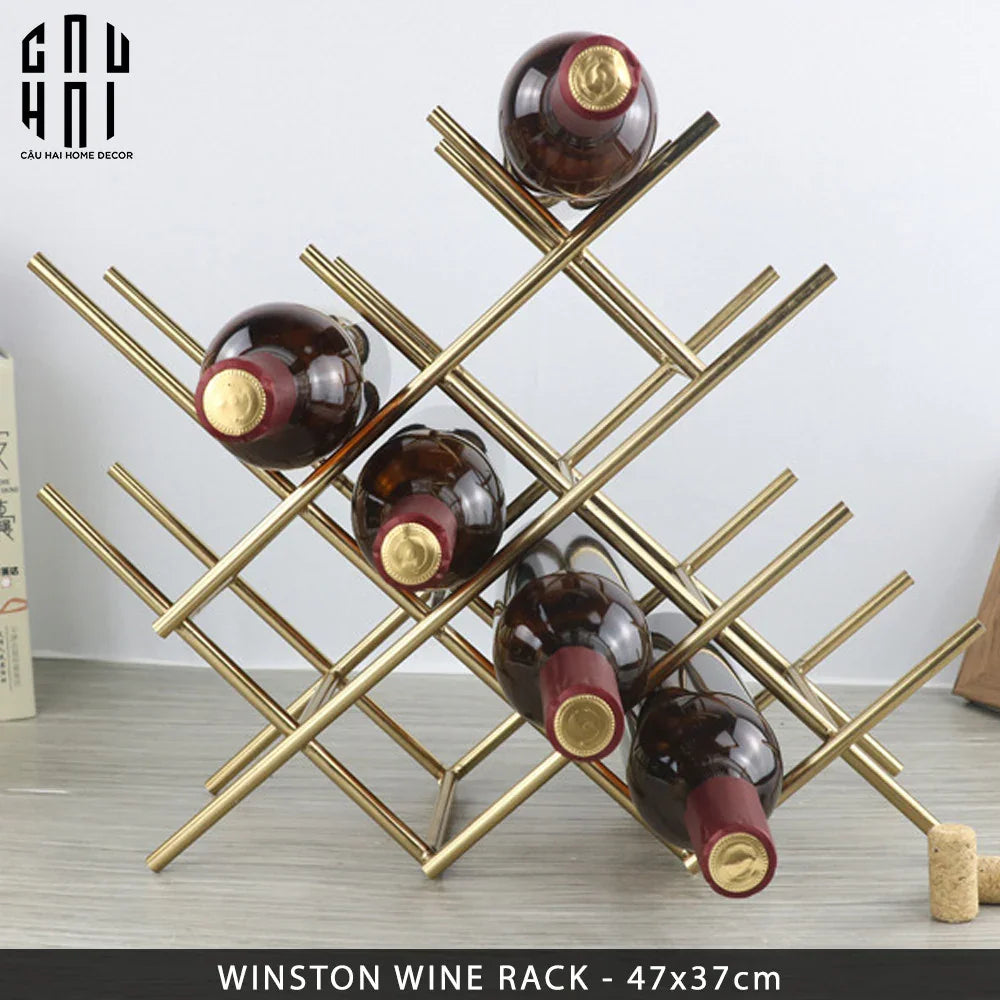 Winston Wine Rack-CẬU HAI HOME DECOR