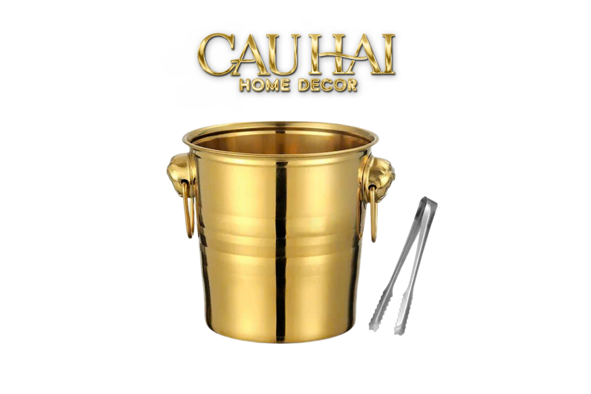 XÔ ĐÁ ROYAL BEAST GILDED ICE BUCKET-1- Cậu Hai Home Decor
