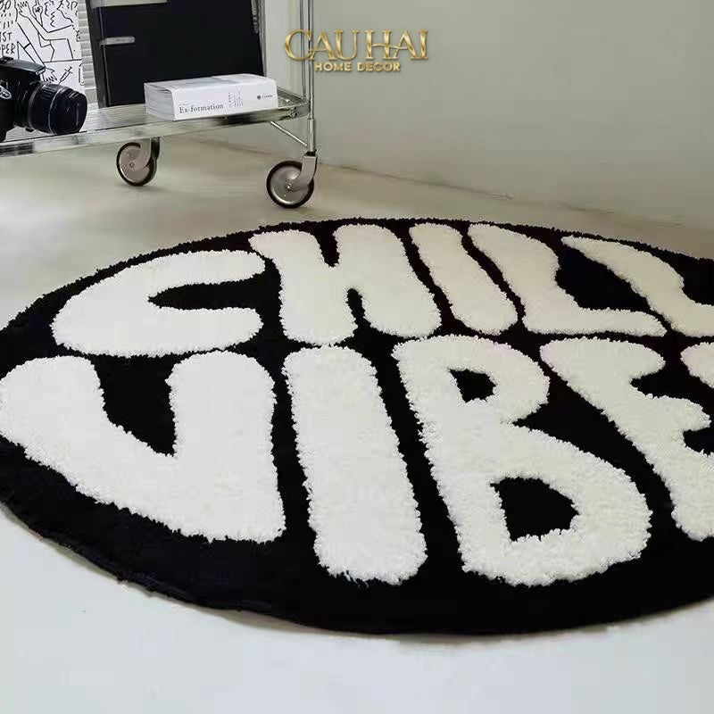 THẢM TRÒN D80/100 - CHILL VIBES