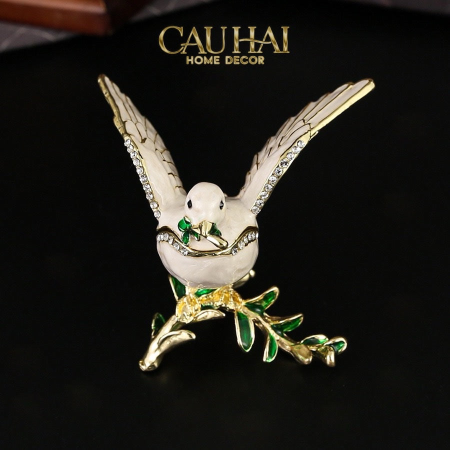 Home Couture - Tượng Chim Persian Jewelry Box Avian Bijoux-CẬU HAI HOME DECOR