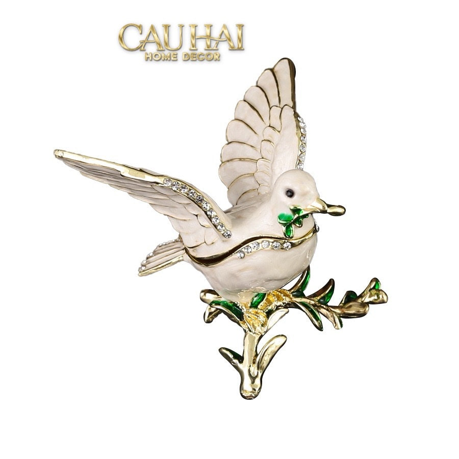 Home Couture - Tượng Chim Persian Jewelry Box Avian Bijoux-CẬU HAI HOME DECOR